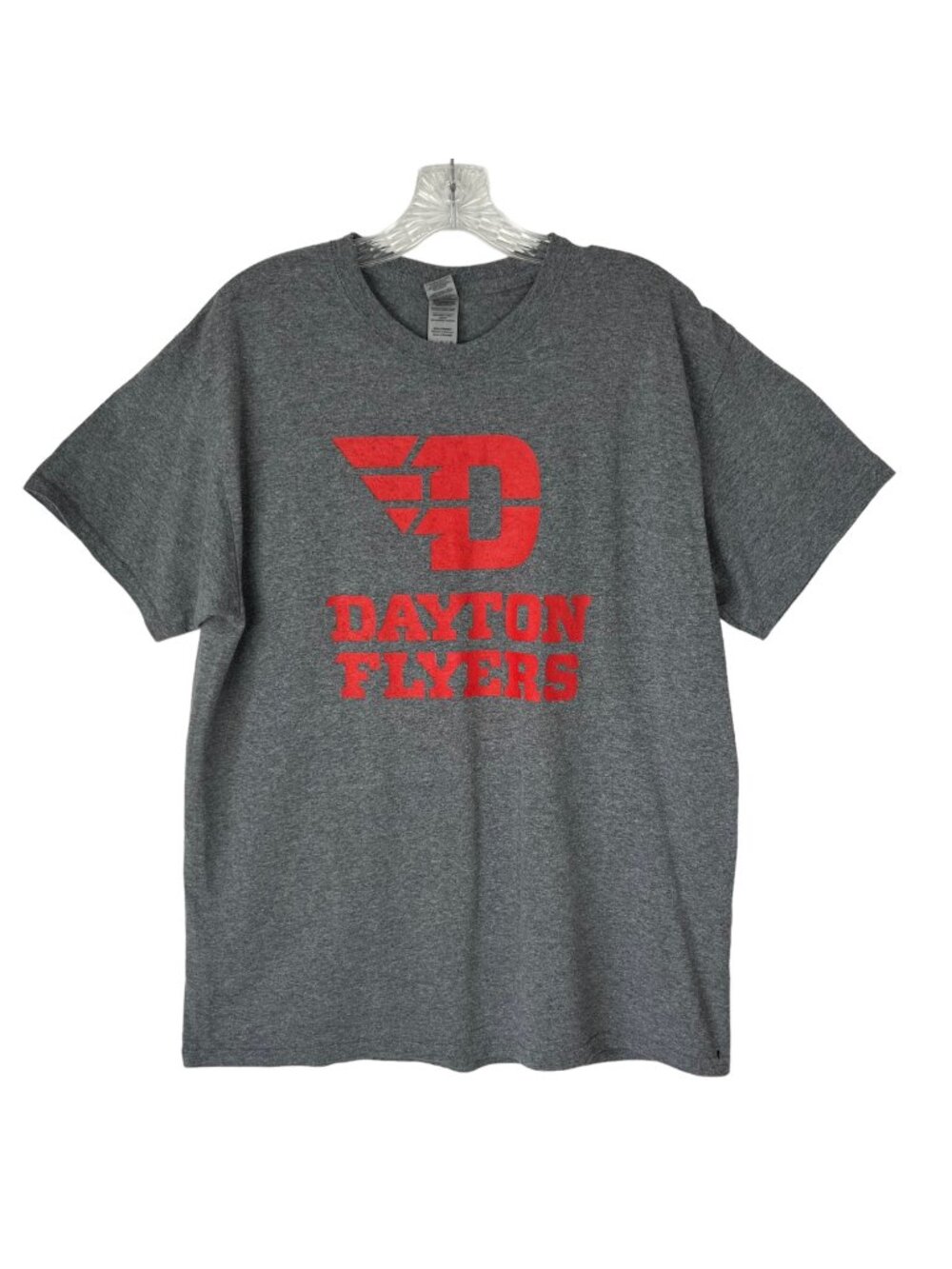 Dayton Flyers Tshirt Large Gray NCAA Fanwear Pepsi Casual‎ Summer